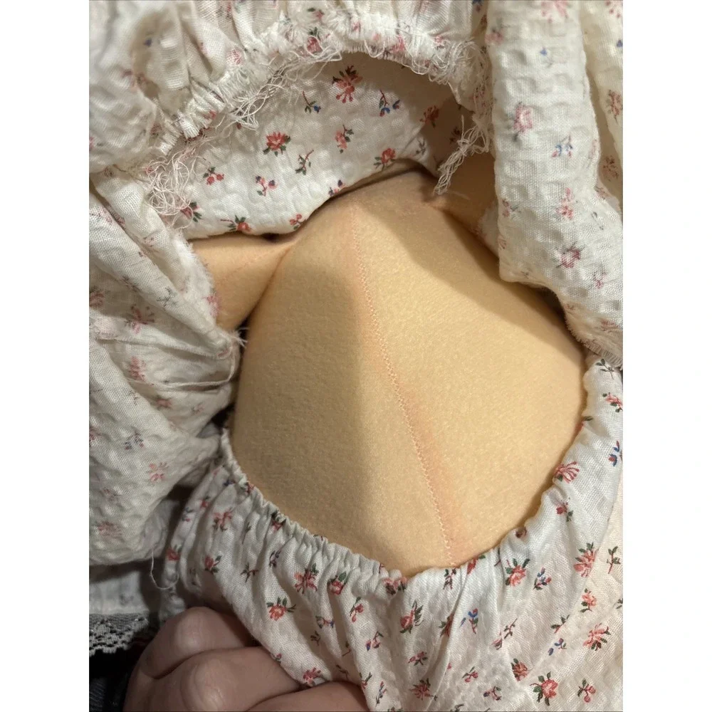 Rare Vintage Realistic My Child Like Doll  3 Emotions doll Stuffed Plush Creepy‎